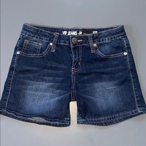 Denim shorts